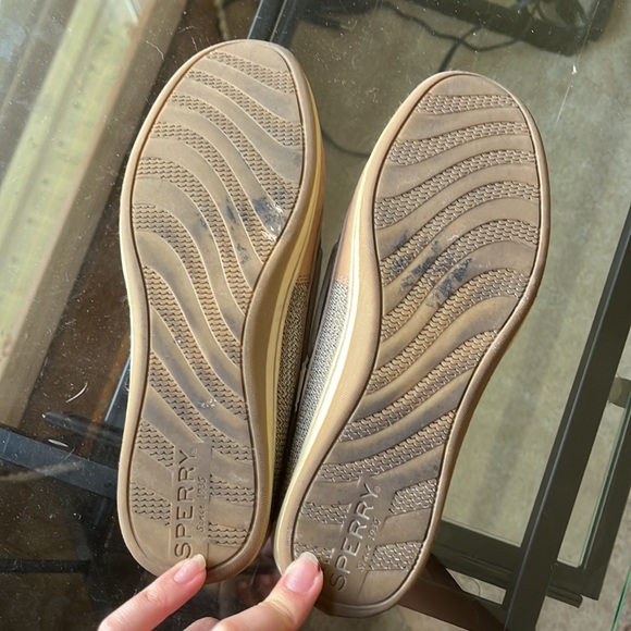 Tan leather Sperry Top-Sider shoes 6.5 womens - Picture 4 of 5